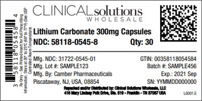 Lithium Carbonate 300mg